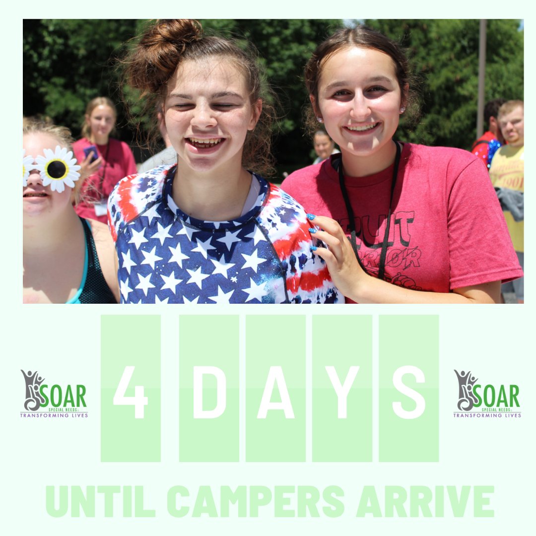 Only 4 days until our incredible campers arrive for SOAR Camp 2025: Fruit Warrior at our Lenexa location! We couldn't be more excited to welcome all our amazing campers—get ready for an unforgettable week of fun, friendship, and fruit-powered adventures! Come SOAR With Us!