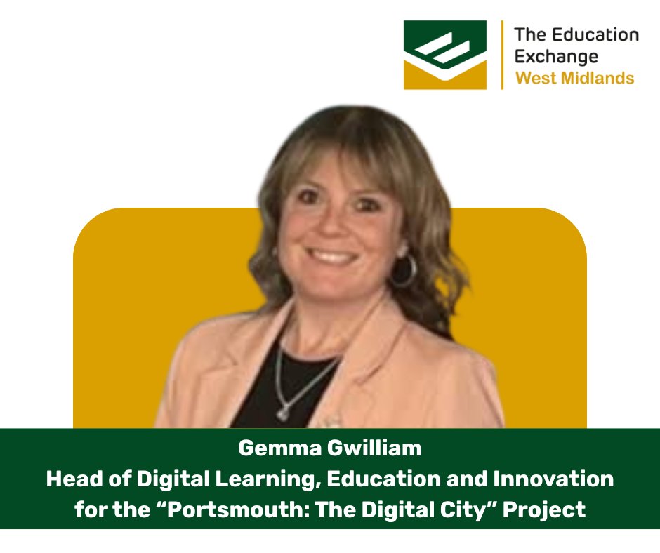EduExWestMids's tweet image. We are thrilled to announce Jules Gemma Gwilliams
will be speaking at our first Education Exchange West Midlands Conference on 25th - 26th September 2025. Get your tickets now through this link: lnkd.in/eyVeRArs