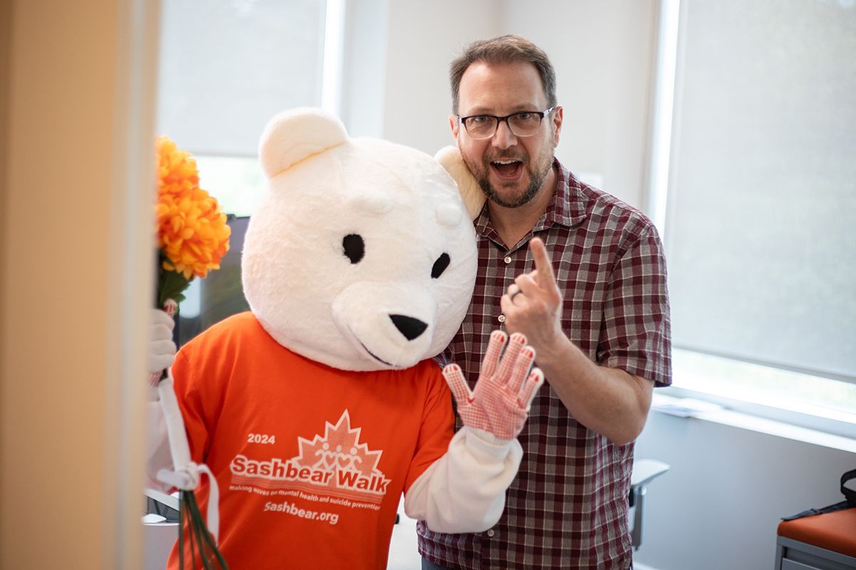 SashbearOrg's tweet image. 🌟 Huge thanks to our friends at @genoadesign for hosting a BBQ fundraiser last month in support of Sashbear! 🌭🔥 Your team not only helped raise funds for the St. John’s Sashbear Walk but also raised awareness about the importance of mental health.