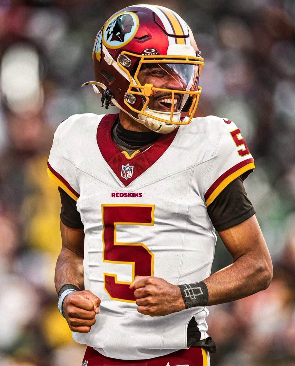 Washington Redskins QB Jayden Daniels. Get used to saying it. Hail to the Redskins.