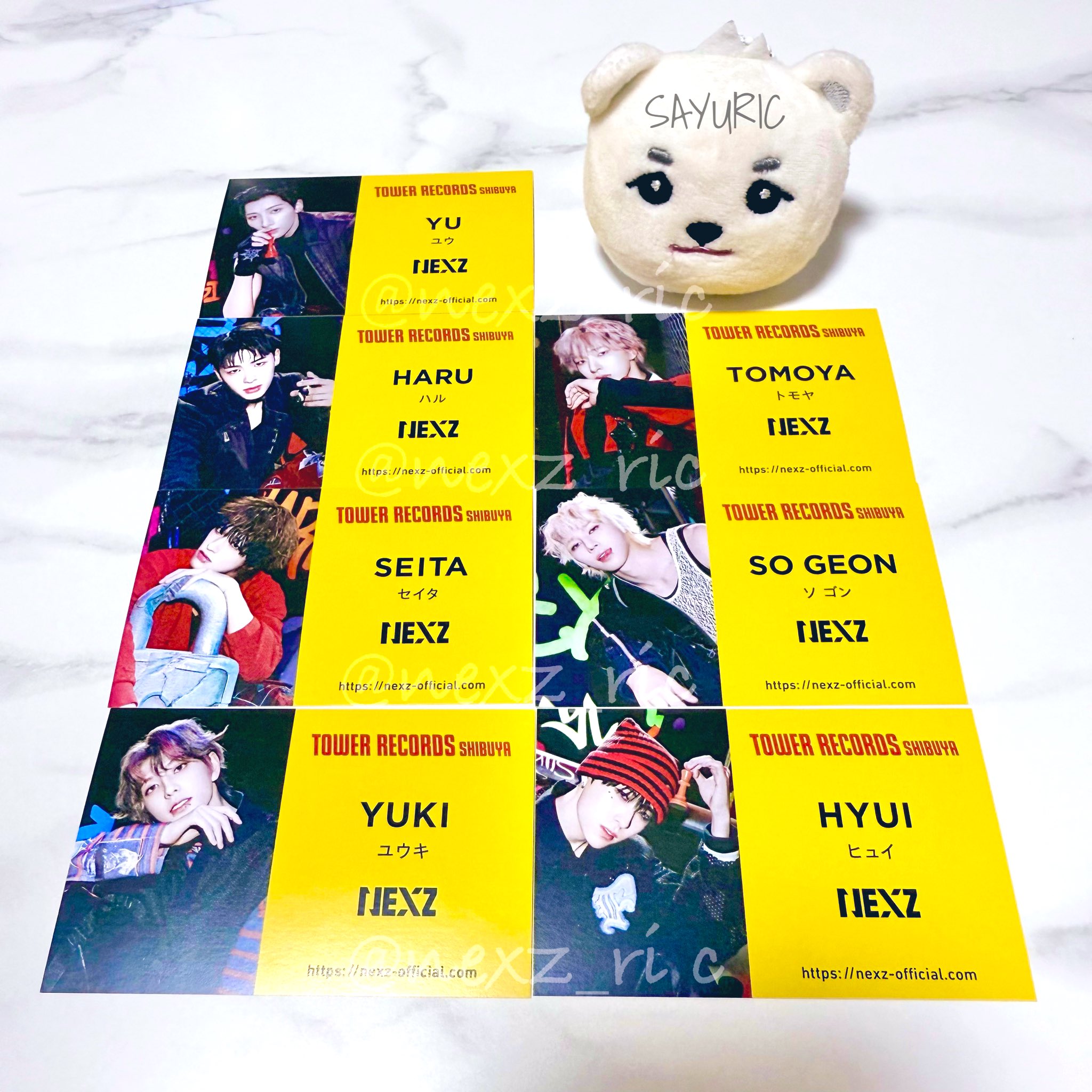 イェナ タワレコ リリイベ 一日店長 名刺 さゆりっく🐻‍❄️🍅하루 on X: 
