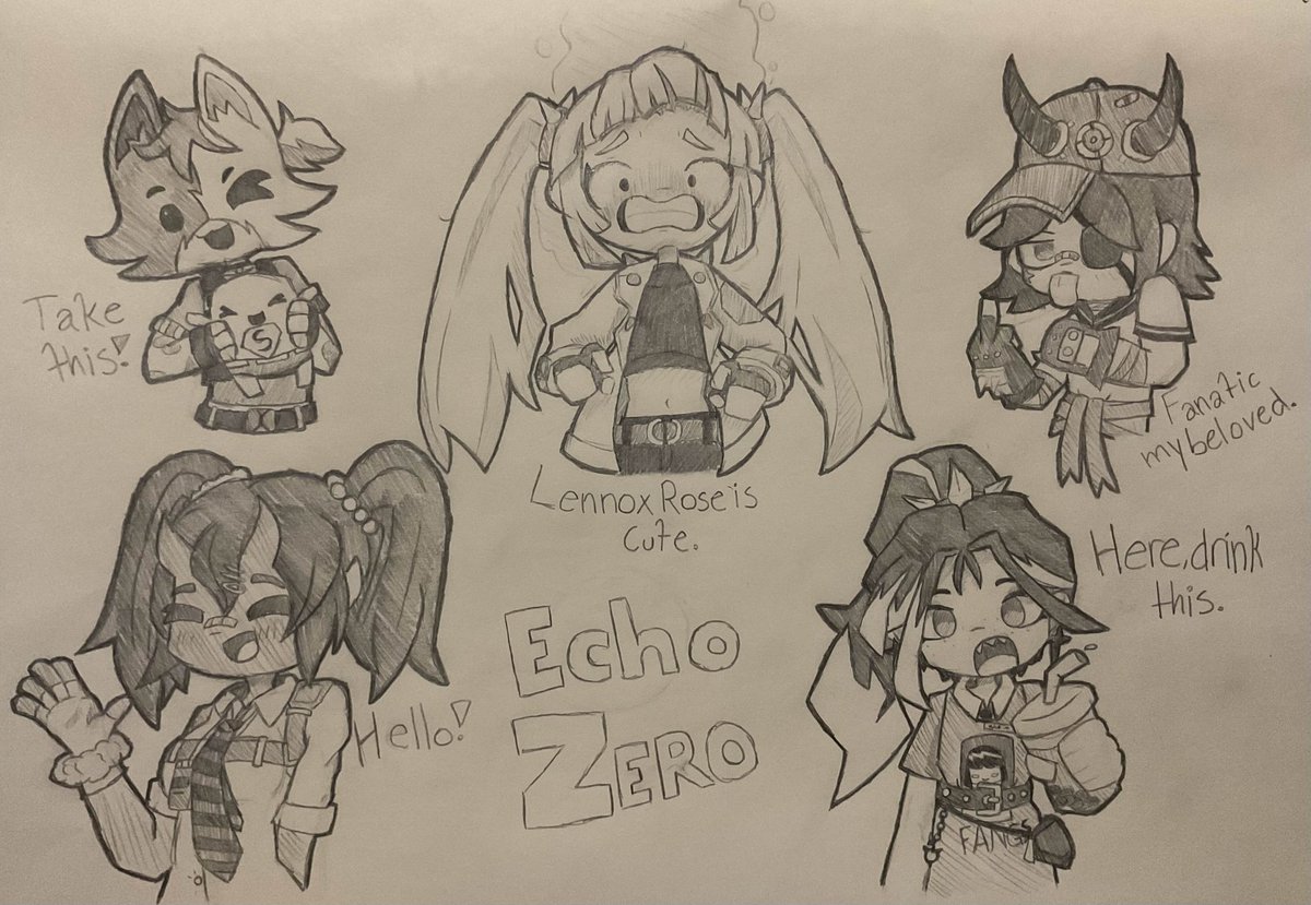 Echo_Zero__'s tweet image. Fortnite doodles! Will remake digitally soon!
#Fortnite #FortniteArt