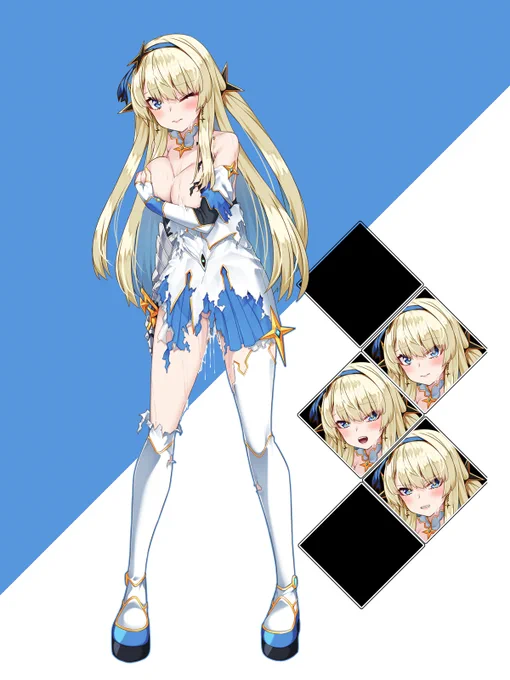 TS魔法少女スターライト 立ち絵(必殺技前・やられ)