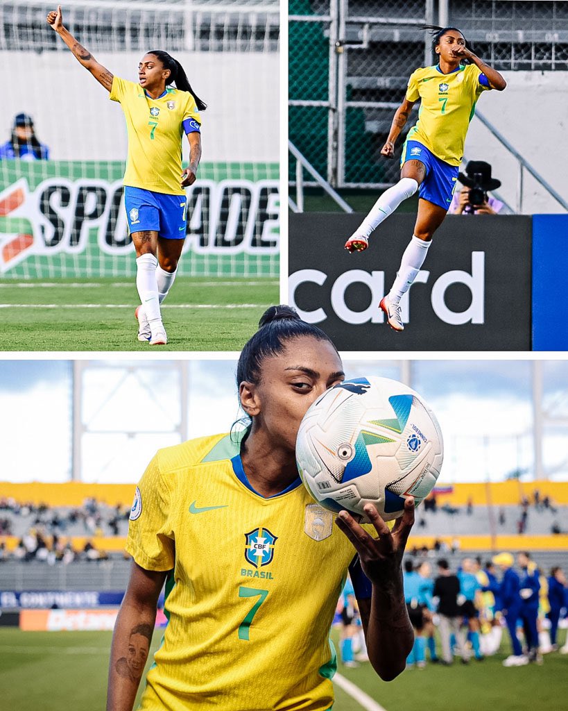 Primeiro hat-trick a gente nunca esquece. 🥹