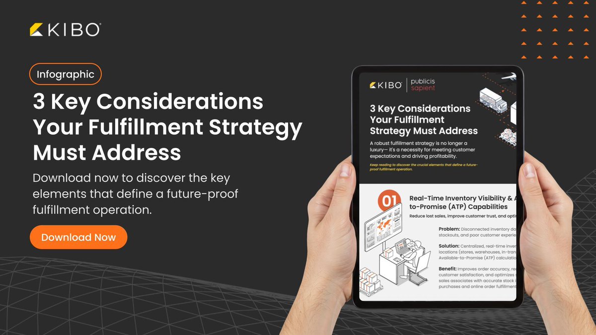 Kibo (@kibocommerce) on Twitter photo In today's fast-paced retail world, meeting customer expectations for speed and convenience is non-negotiable. Our latest infographic, co-created with <a href="/PublicisSapient/">Publicis Sapient</a>, dives into building a truly future-proof operation: hubs.la/Q03xF-dt0 In today's fast-paced retail world, meeting customer expectations for speed and convenience is non-negotiable. Our latest infographic, co-created with <a href="/PublicisSapient/">Publicis Sapient</a>, dives into building a truly future-proof operation: hubs.la/Q03xF-dt0