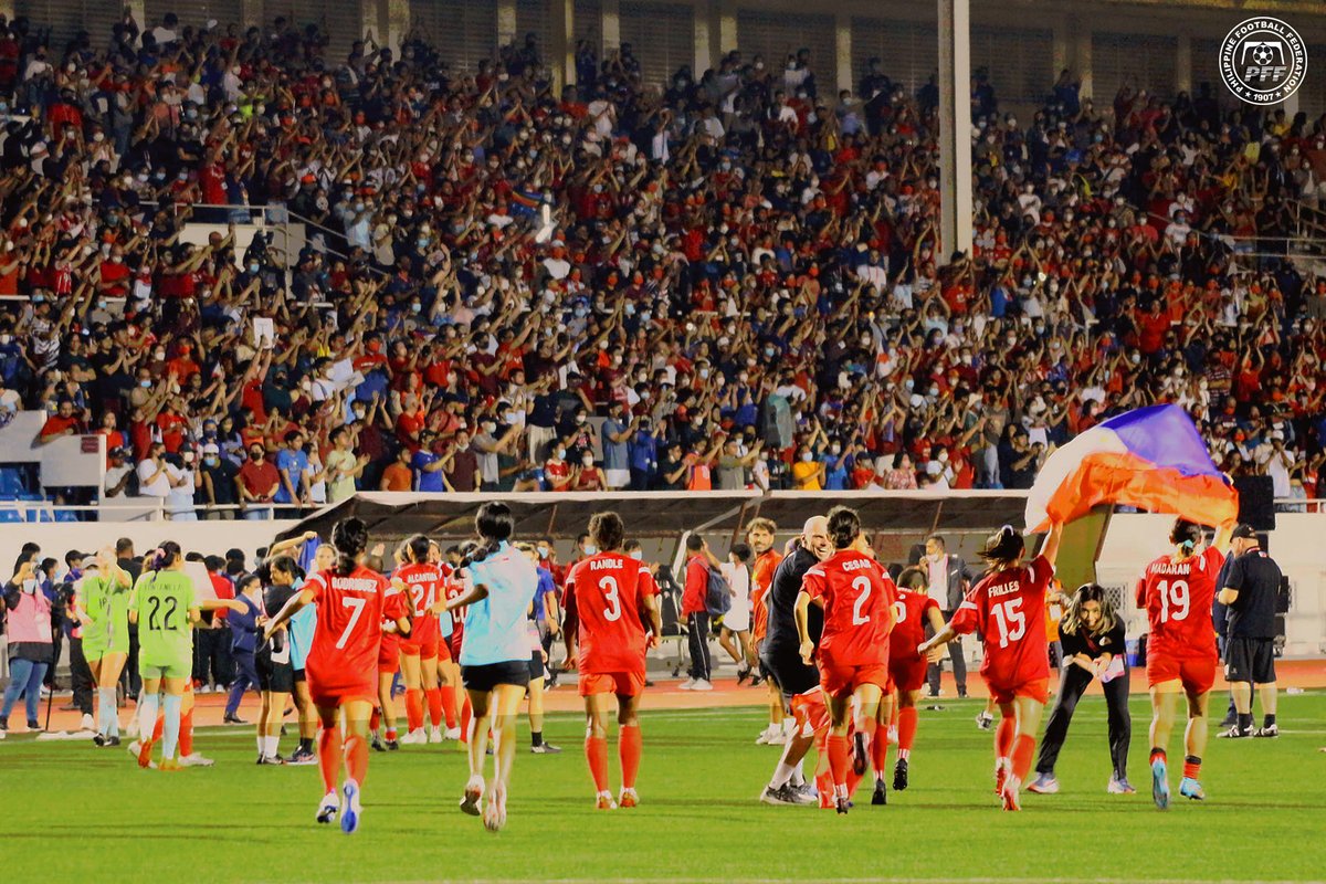 PilipinasWNFT's tweet image. Three years ago on this night, our first-ever football championship.
#WeGoAgain in a month's time.
