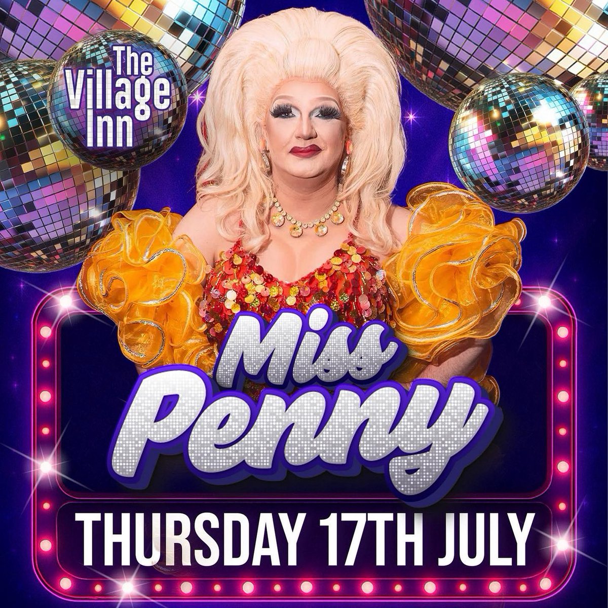 VillageBrum's tweet image. IT COULD GET WILD 🤪 🍺
There’s nothing calm about a @VillageBrum Thursday night when @MissPennyDQ is in town!!
Let’s bring the weekend forward and join us with cabaret LIVE from 11pm!
FREE ENTRY ALL NIGHT!