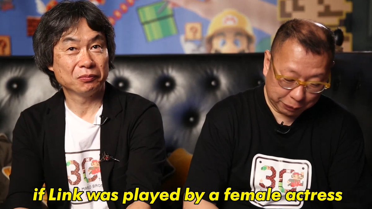 pikzel08's tweet image. fun fact: Zelda co-creator Takashi Tezuka thought it would be fun and awesome if Link was played by a female actress in a movie……… he did not get his wish