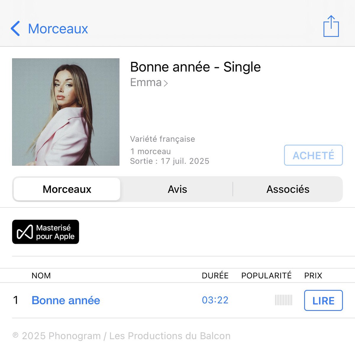 savenotears's tweet image. n’oubliez pas d’acheter bonne année sur itunes si vous voulez soutenir emma 🩷 #bonneannée #emma