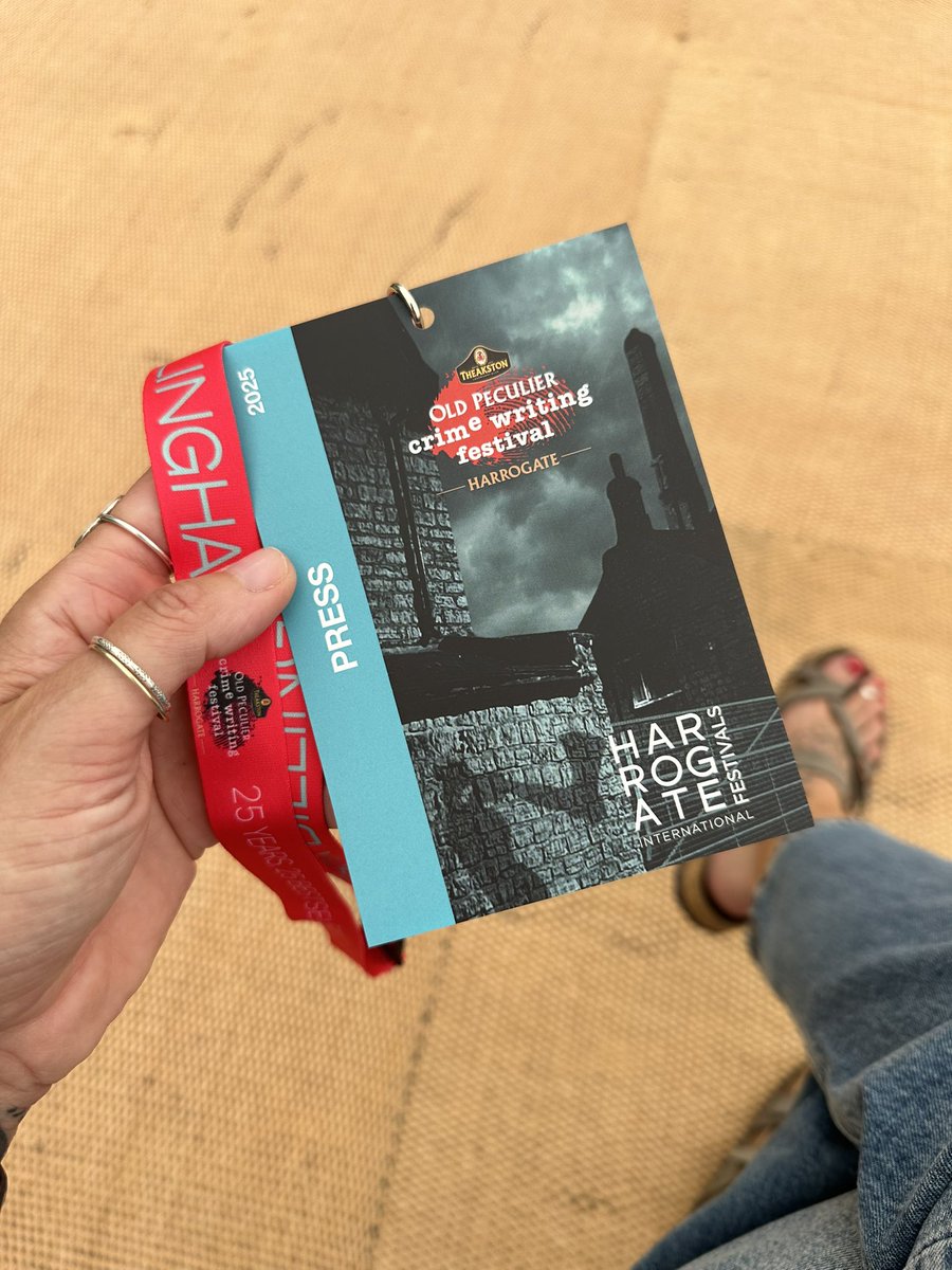 thereadingpara's tweet image. Very honoured to have received a press pass this year to Theakstons Crime.
I wonโt be hanging about much today but will be around all day Friday & Saturday so do say hello if you see me! Have fun!