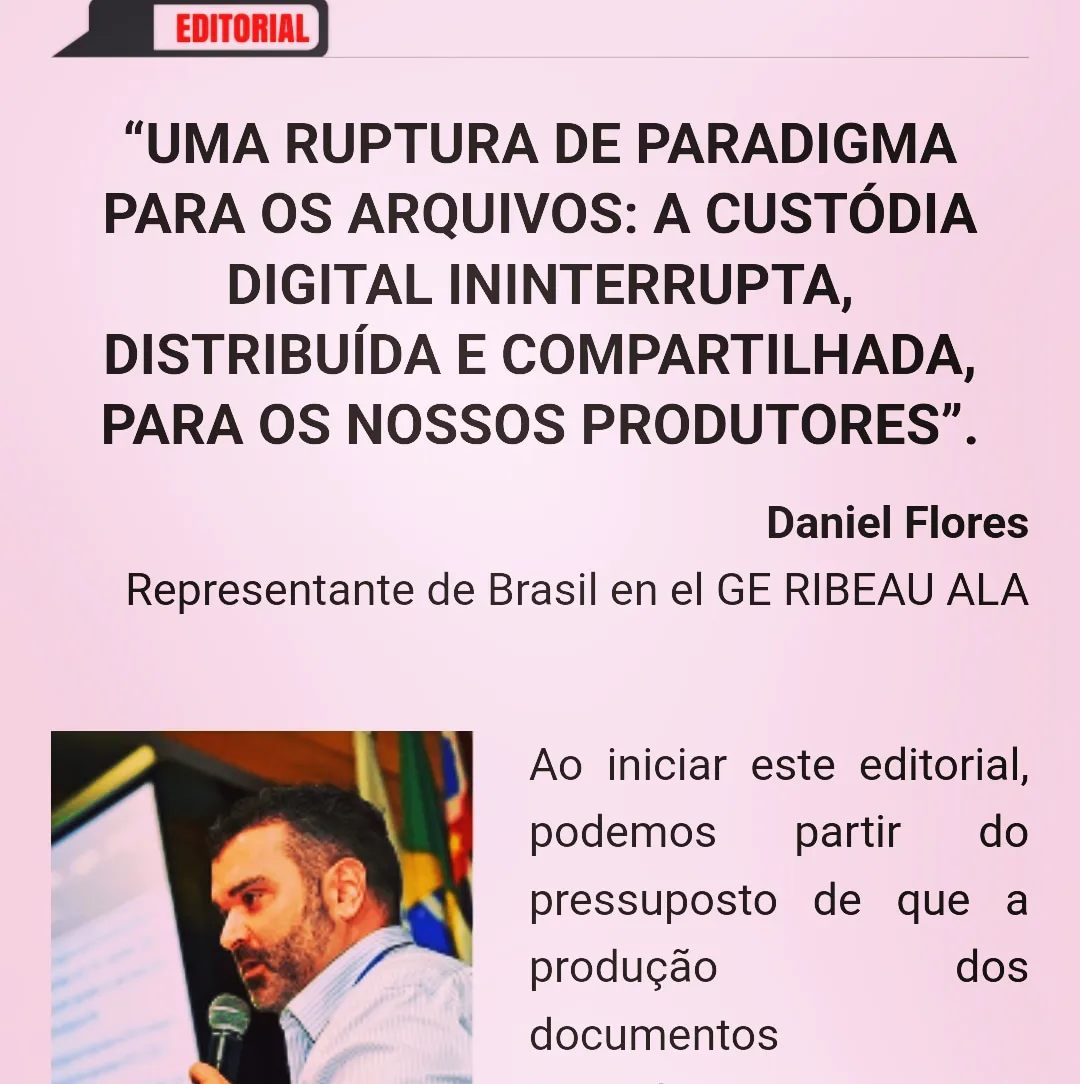 Custódia Digital Ininterrupta, Distribuída e Compartilhada, download @alaarchivos 
- documentosdigitais.blogspot.com