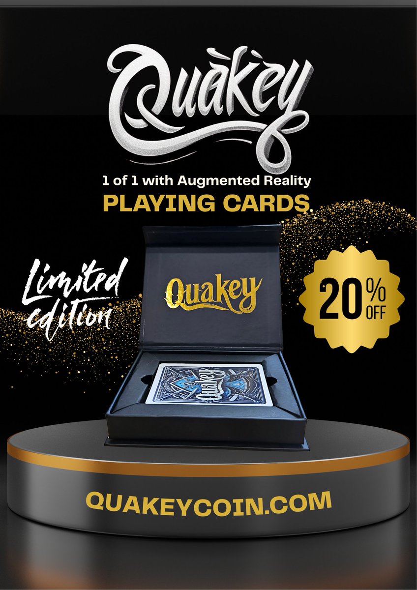 bodaciousbk's tweet image. I bought mine. It's amazing. I love my AR Quakey cards.
Hurry up. They are rare, and they won't last.
Quakeycoin.com