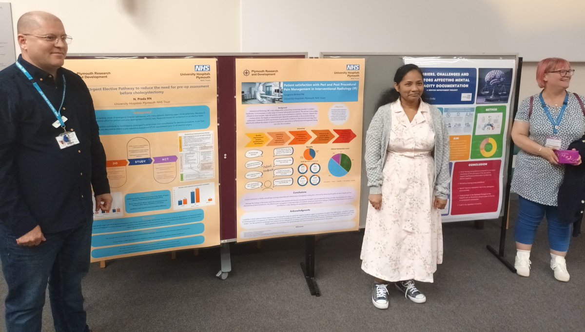 Gary Hodge (@garyhodge1968) on Twitter photo It was great to hear the presentations & see the posters of the <a href="/RDInUHP/">Plymouth Research and Development Team <a href="/UHP_NHS/">University Hospitals Plymouth NHS Trust</a></a> @UHP_NHS 2024 Chief Nurse #Research Fellows today.
Congratulations to all of you 👏 <a href="/SWClinicalSch/">South West Clinical Schools</a> <a href="/PlymUni/">University of Plymouth</a> It was great to hear the presentations & see the posters of the <a href="/RDInUHP/">Plymouth Research and Development Team <a href="/UHP_NHS/">University Hospitals Plymouth NHS Trust</a></a> @UHP_NHS 2024 Chief Nurse #Research Fellows today.
Congratulations to all of you 👏 <a href="/SWClinicalSch/">South West Clinical Schools</a> <a href="/PlymUni/">University of Plymouth</a>