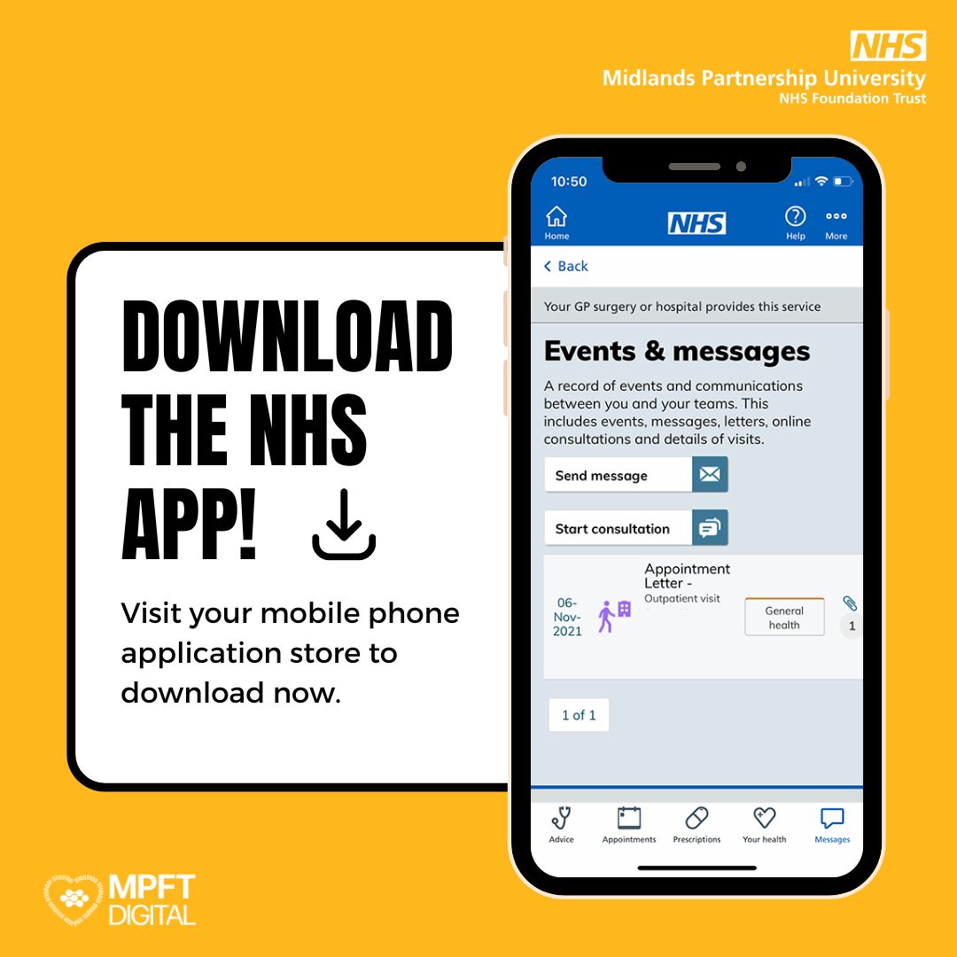 MPFT Digital (NHS) tweet media