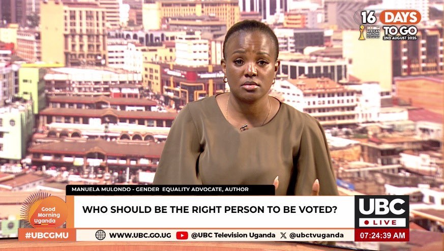 ManuelaPMulondo's tweet image. Today, I was invited to speak about the campaign on our national television station @ubctvuganda 

The reason I received this invitation was because of my recent video that, although politically nuanced, sparked meaningful conversation around the campaign.