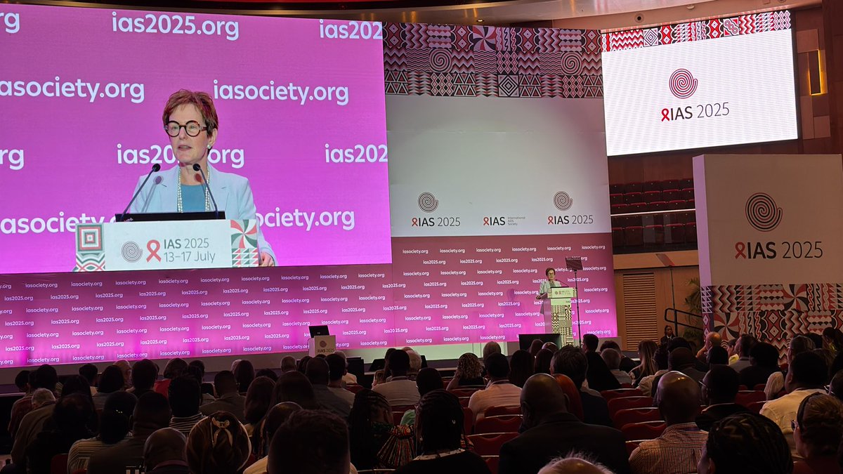 “I hope we make significant advances in rolling out #Lenacapavir and other long-acting #HIV prevention and treatment technologies. This is our collective responsibility.” - @Bgrinsztejn 🇧🇷 #IAS2025