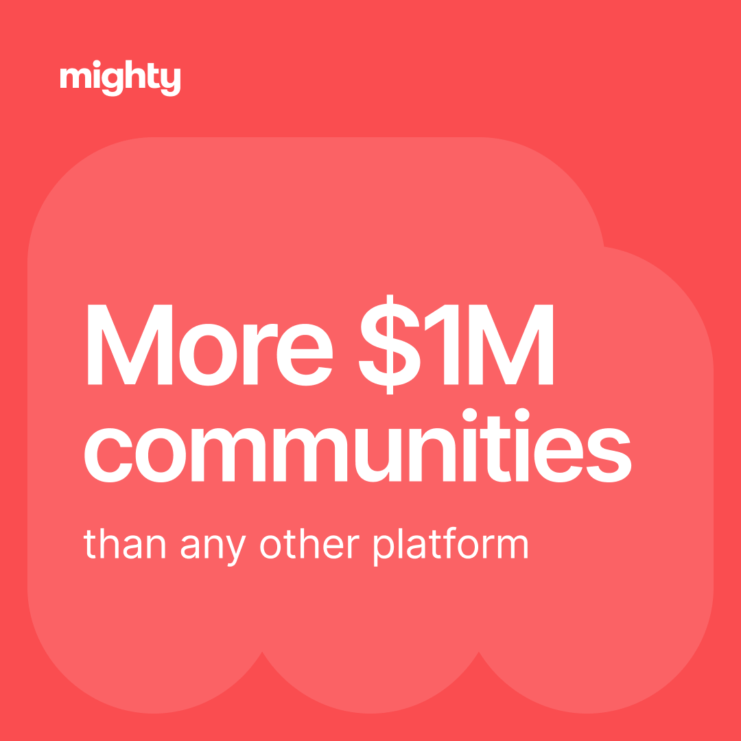Gina Bianchini (@ginab) on Twitter photo What have I learned supporting, guiding, and powering more $1M communities than any other platform at <a href="/MightyNetworks/">Mighty Networks</a>?
It's about people, not content.
Here's our grand master plan—
We're going to be best in the world:
⭐️ The most beautiful and engaging courses
⭐️ The What have I learned supporting, guiding, and powering more $1M communities than any other platform at <a href="/MightyNetworks/">Mighty Networks</a>?
It's about people, not content.
Here's our grand master plan—
We're going to be best in the world:
⭐️ The most beautiful and engaging courses
⭐️ The