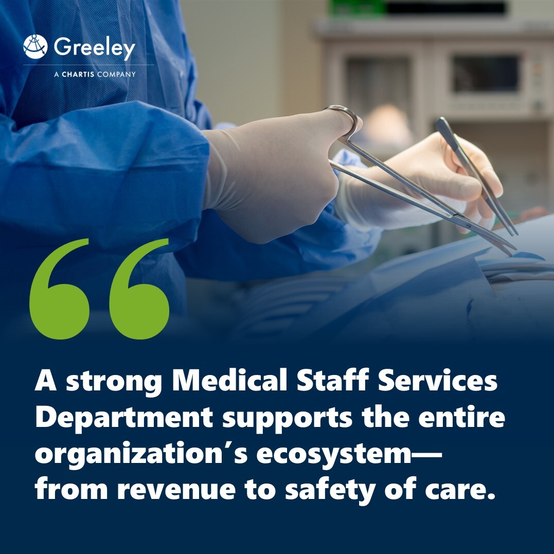 ChartisQuality's tweet image. During financial pressures, organizations often cut back medical staff services, but fortifying this department can support the entire organization’s ecosystem. Discover five core elements that enable medical staff services to mitigate risk: hubs.ly/Q03xG1VT0