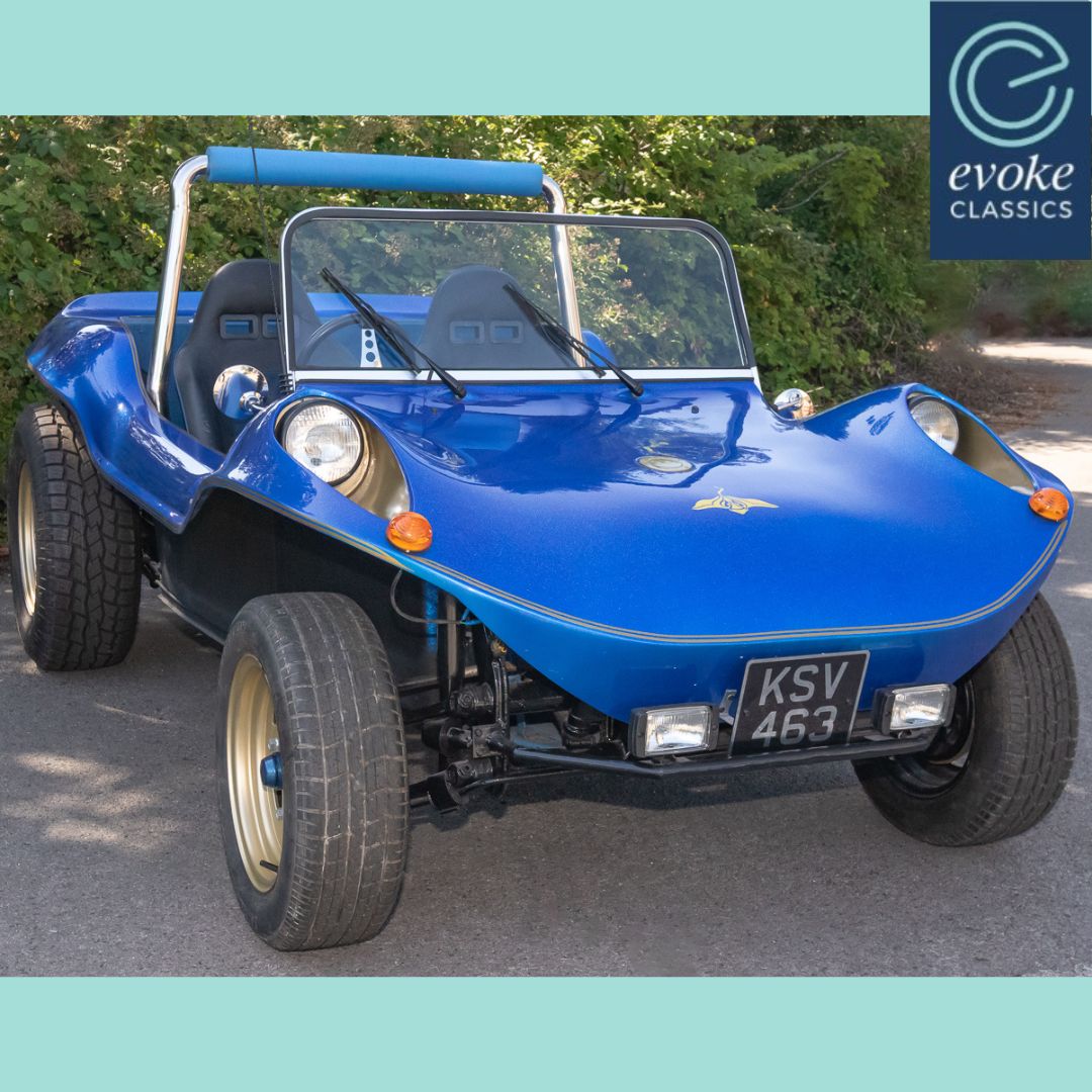 EvokeClassics's tweet photo. LIVE AT AUCTION
1961 Volkswagen Manta Ray Beach Buggy
https://t.co/Xsr5ZRVQvc
Rare Manta Ray Beach Buggy
Eye-catching metal flake paintwork
Based on 1961 Beetle chassis
1598cc engine
HPI clear
#BeachBuggy #MantaRayBeachBuggy https://t.co/CXFX2H8xkG