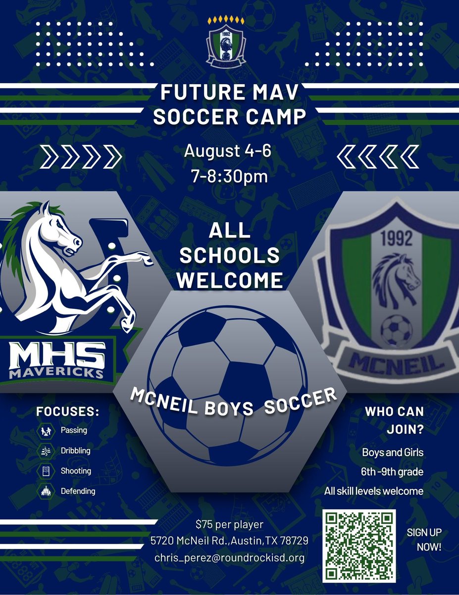 McNeil Mavericks Men’s Soccer tweet media