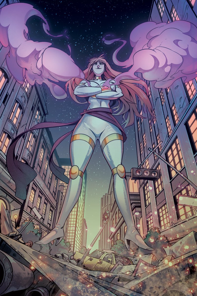 RisingStarCom's tweet image. Cosmo Girl #1 variant cover FINISHED!
Art by Monika Maccagni. Colors by Tanya Wicker.
Cosmo Girl #1 launches on Kickstarter on July 25!
SIGN UP: kickstarter.com/projects/risin…