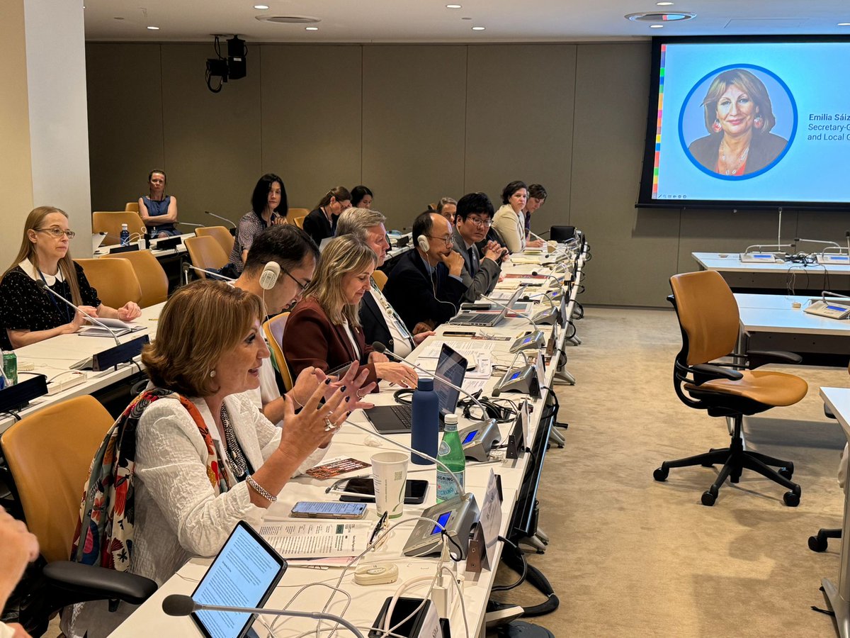 GlobalTaskforce's tweet image. ✨#Listen2Cities #HLPF2025
📍@Local2030 Special Event
@UCLG_Saiz, SG of @uclg_org
💬Local action will only achieve global impact through an inclusive multilateral system, recognising #LRG as full partners
The Countdown is open. It is political. It is collective. It has begun