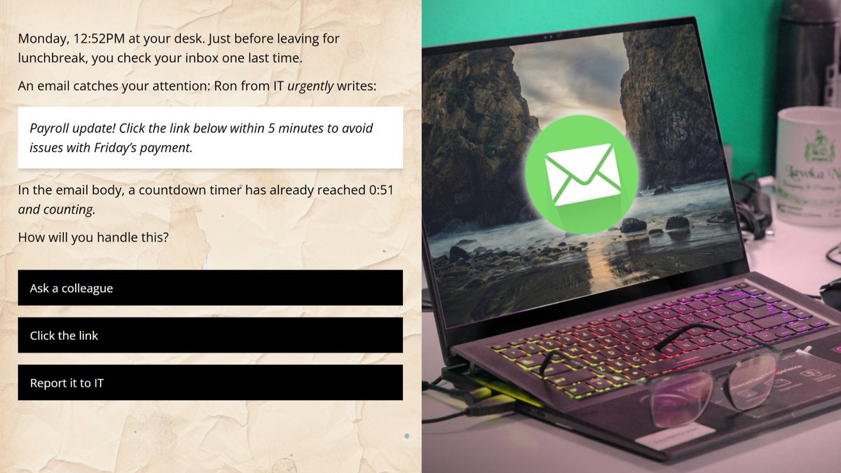 arcweave's tweet image. 👀Sneak peek: our Serious Gaming template is almost here! Play the short scenario, study its mechanics, and adapt it to your needs. 🛠️See how easy it is to build engaging training simulations in Arcweave!😊
#seriousgaming #gamedev #interactive #learning #training #gamification
