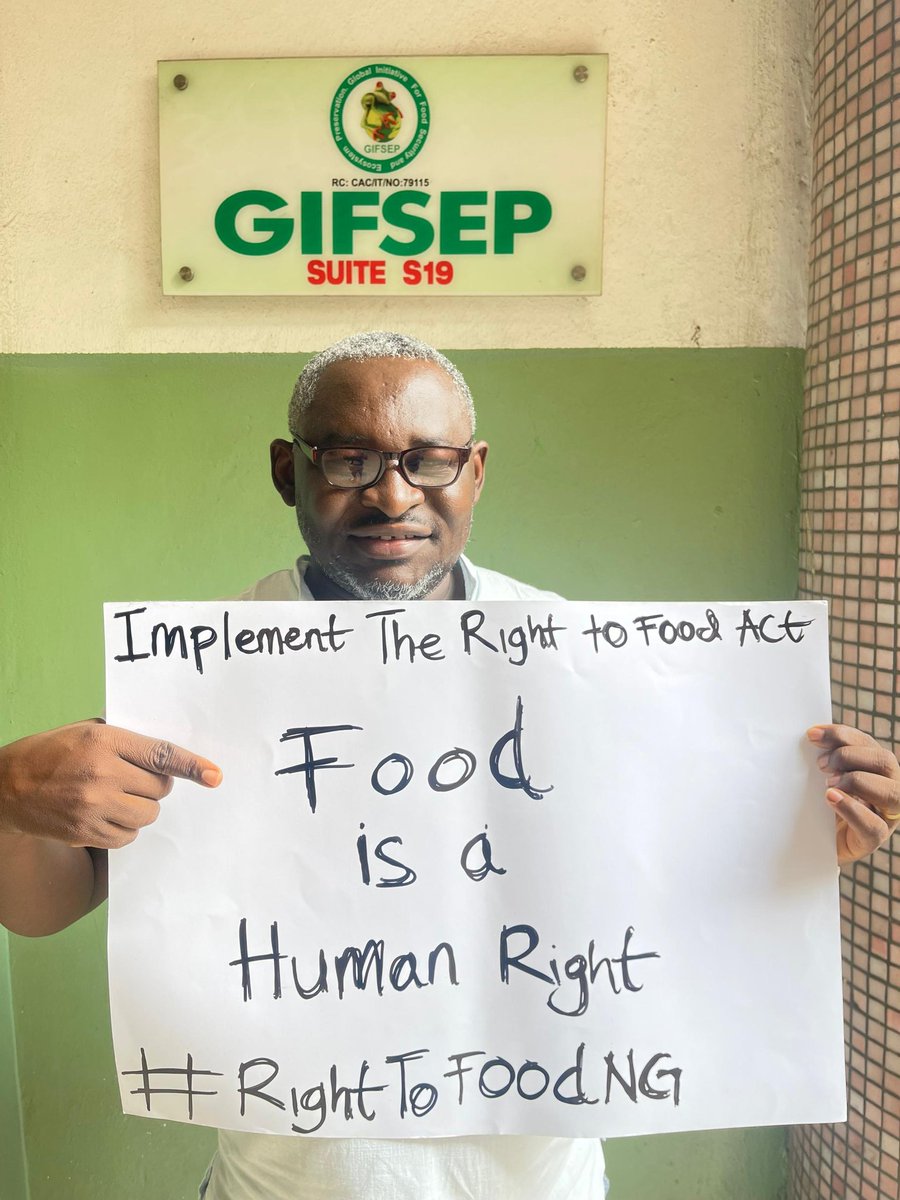 miketerungwa's tweet image. The #RighttoFoodNG Act 2023 is more than a law, it’s a lifeline
The Government of #Nigeria must implement it to ensure every citizen has access to safe, nutritious, and adequate food.
Infact, Africa needs a #RightToFood law
#AMCEN20
#amcen2025
#BBNaija
#GIFSEP
Cuppy
Simi
Isese