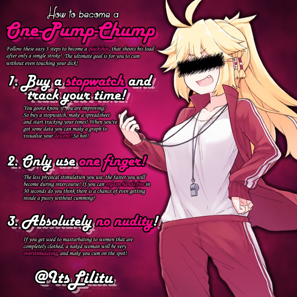 Be a prejac little loser for me :3