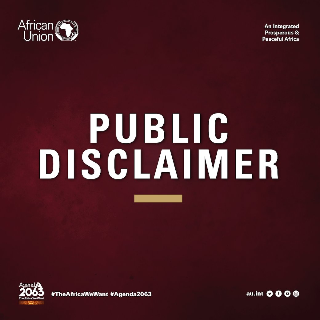 Public Disclaimer on the Misrepresentation of the  "AU Education Summit 2025" Event and Associated Ambassador Application  Form.

The African Union Commission, through its Department of Education,  Science, Technology and Innovation (<a href="/AUESTI/">AU Education,Science, Tech & Innovation Department</a> ), wishes to inform the African  Union