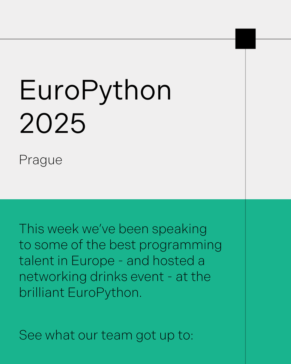 GRESEARCHjobs's tweet image. #EuroPython #Prague #Python #Programming #OpenSource #Conference #GResearch