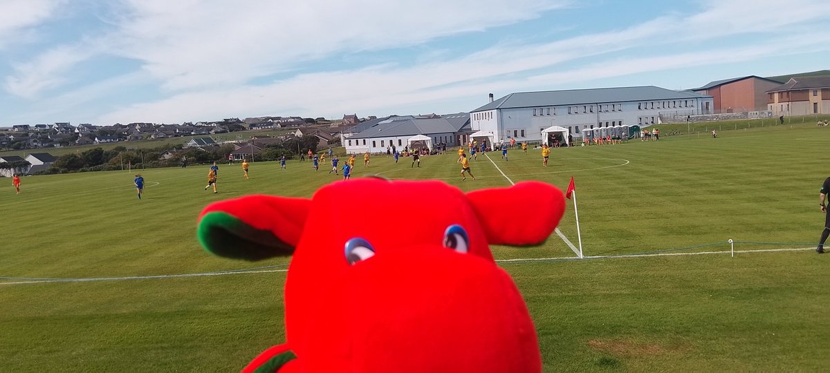 Currently supporting Ynys Mon ladies v Jersey for 5th and 6th place overall. We leave at Half time to go the Men's game who are playing in the semi final v Isle of Man so have a shot at golf should they win  Shame we can't do both.