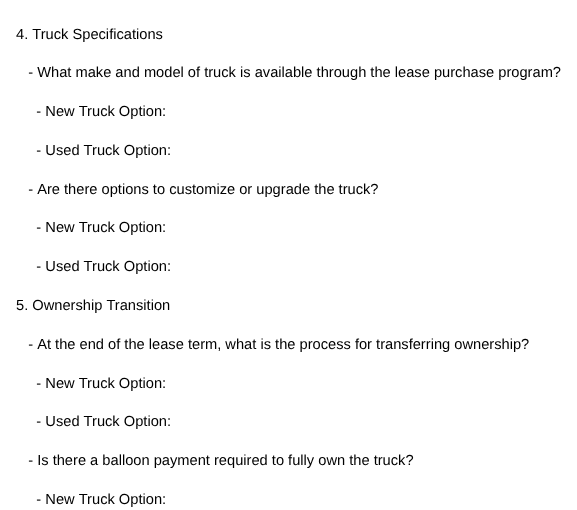 AiHinnovations's tweet photo. #AiHi team, here are screenshots of a simple, valuable questionnaire created in #Magai for Tesla to answer. It eliminates guesswork Tesla and the lease-purchase drivers, aiding informed decisions. This streamlines recruiting and onboarding, saving time and increasing bottomlines. https://t.co/l01Vp2jxwj