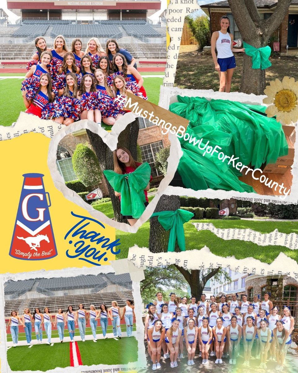 We’ve had such a fantastic response and have been working so hard to get the bows ready and delivery organized. THANK YOU the bows are on their way! Currently, you can still order bows at grapevinecheer.com  #MustangsBowUpForKerrCounty