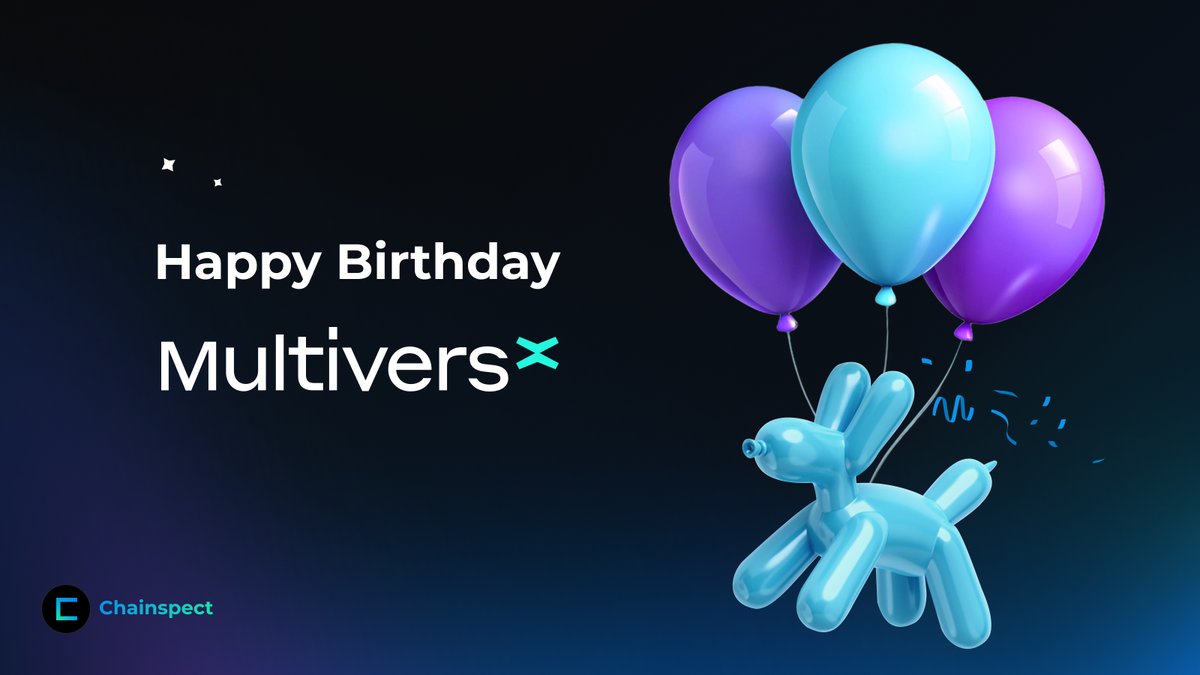Chainspect (@chainspect_app) on Twitter photo 🎉 Happy mainnet anniversary to <a href="/MultiversX/">Multiversᕽ</a>
Launched on July 30, 2020, the Internet-Scale Blockchain has come a long way, powering next-gen apps with speed, security, and true decentralization via 3,000+ nodes 🌍
Proud to track it on Chainspect → chainspect.app/chain/multiver… 🎉 Happy mainnet anniversary to <a href="/MultiversX/">Multiversᕽ</a>
Launched on July 30, 2020, the Internet-Scale Blockchain has come a long way, powering next-gen apps with speed, security, and true decentralization via 3,000+ nodes 🌍
Proud to track it on Chainspect → chainspect.app/chain/multiver…