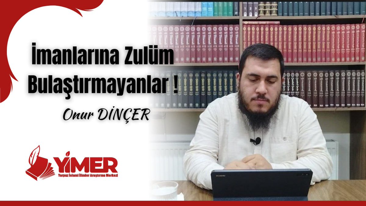 youtu.be/kPhecFYtLQ0?si…  İmanlarına Zulüm Bulaştırmayanlar ! - Onur Dinçer