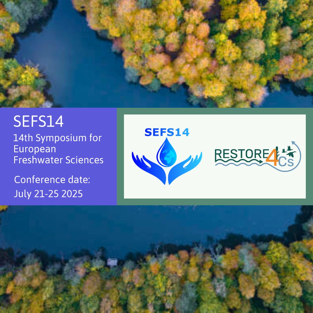 RESTORE4Cs's tweet image. 📢 RESTORE4Cs joins @SEFS14BOLU!

📍20–25 July
Don’t miss our session &quot;GHG Exchanges &amp;amp; Biogeochemical Processes in Inland and Coastal Waters&quot; (SS-09) &amp;amp; other key talks from R4Cs partners🌱💧

Let’s restore inland waters for a climate-resilient future🌍

🔗restore4cs.eu/restore4cs-at-…