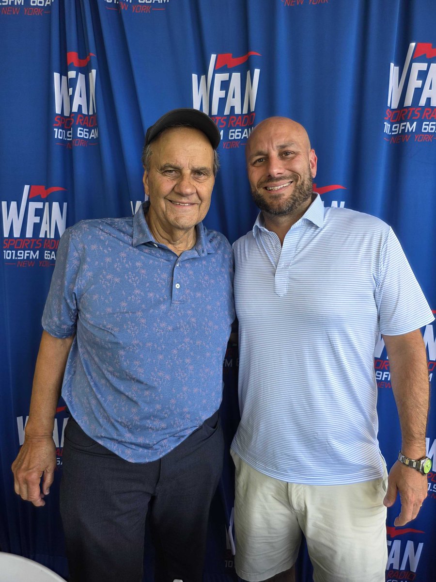 WFAN Sports Radio (@wfan660) on Twitter photo Always great catching up with Mr. Torre at his <a href="/SafeAtHomeFound/">JoeTorre SafeAtHome</a> Annual Golf & Tennis Classic 💙🤍 Always great catching up with Mr. Torre at his <a href="/SafeAtHomeFound/">JoeTorre SafeAtHome</a> Annual Golf & Tennis Classic 💙🤍