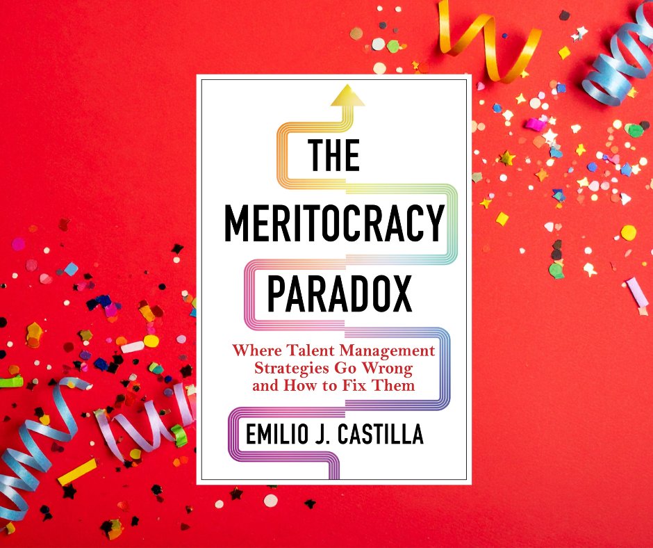 MIT_IWER's tweet image. "The Meritocracy Paradox: Where Talent Management Strategies Go Wrong and How to Fix Them," a new book by @MITSloan Professor Emilio J. Castilla @MIT_IWER, will be published soon by @ColumbiaUP & is now available for preorder: tinyurl.com/56cvrzan