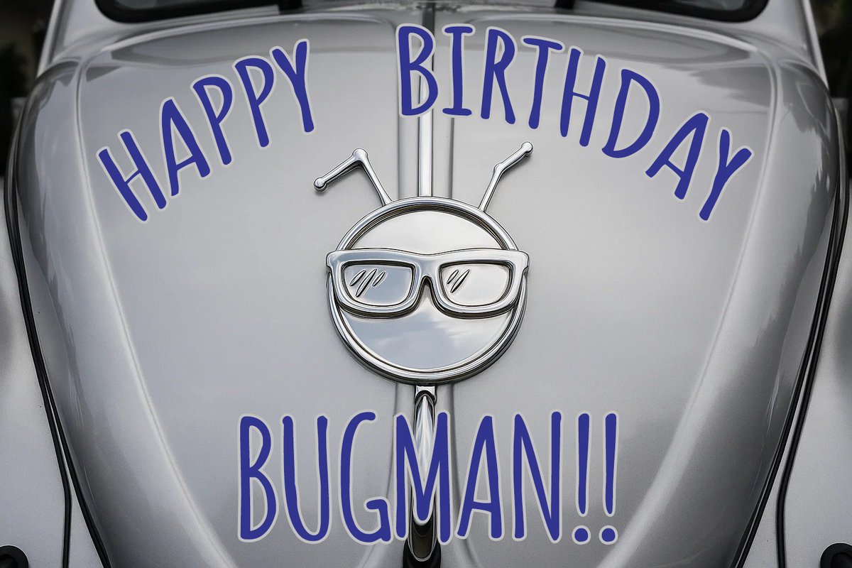 fixumdude's tweet image. Happy Birthday, @Bugman_140 !!! One of my first 3D modeling idols and one of the nicest guys I've ever had the pleasure to know. I truly hope life allows me to meet you and your awesome family one day! 💙💙💙