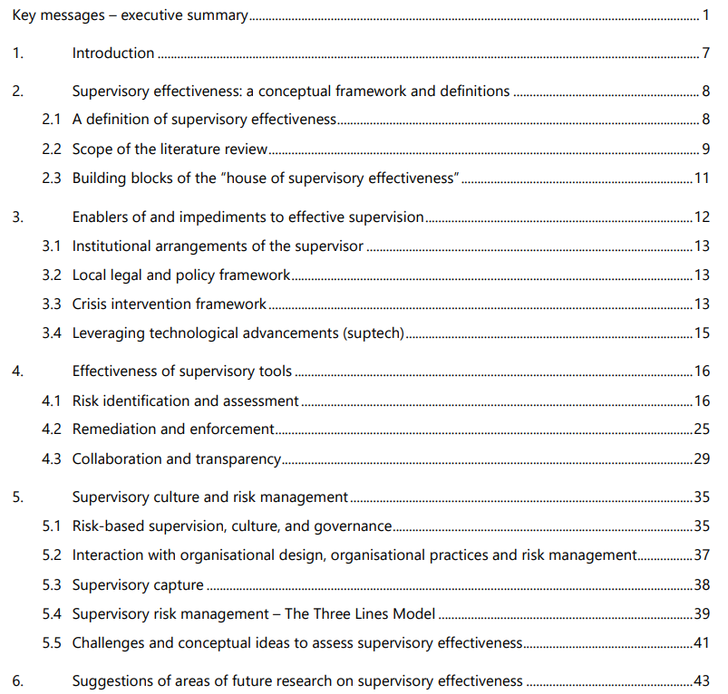 bank_reg's tweet image. New BCBS working paper today: "Lessons on supervisory effectiveness - a literature review" bis.org/bcbs/publ/wp45…