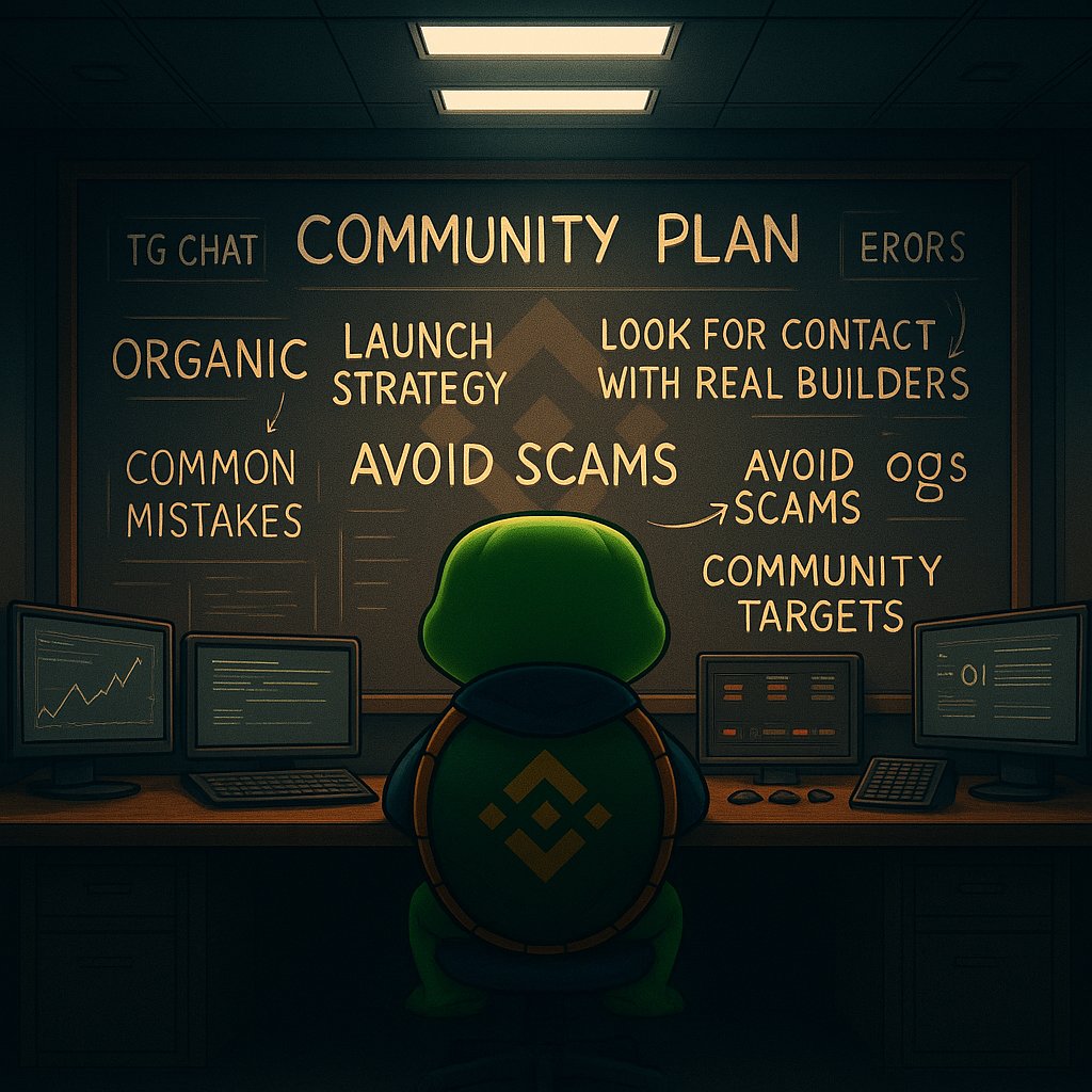 Plan. Prepare. Proceed.
We don’t leave it to chance.
If we launch  it’s because we’re ready.
No chaos. Just clarity.🐢

You gonna watch… or help grow this mission?