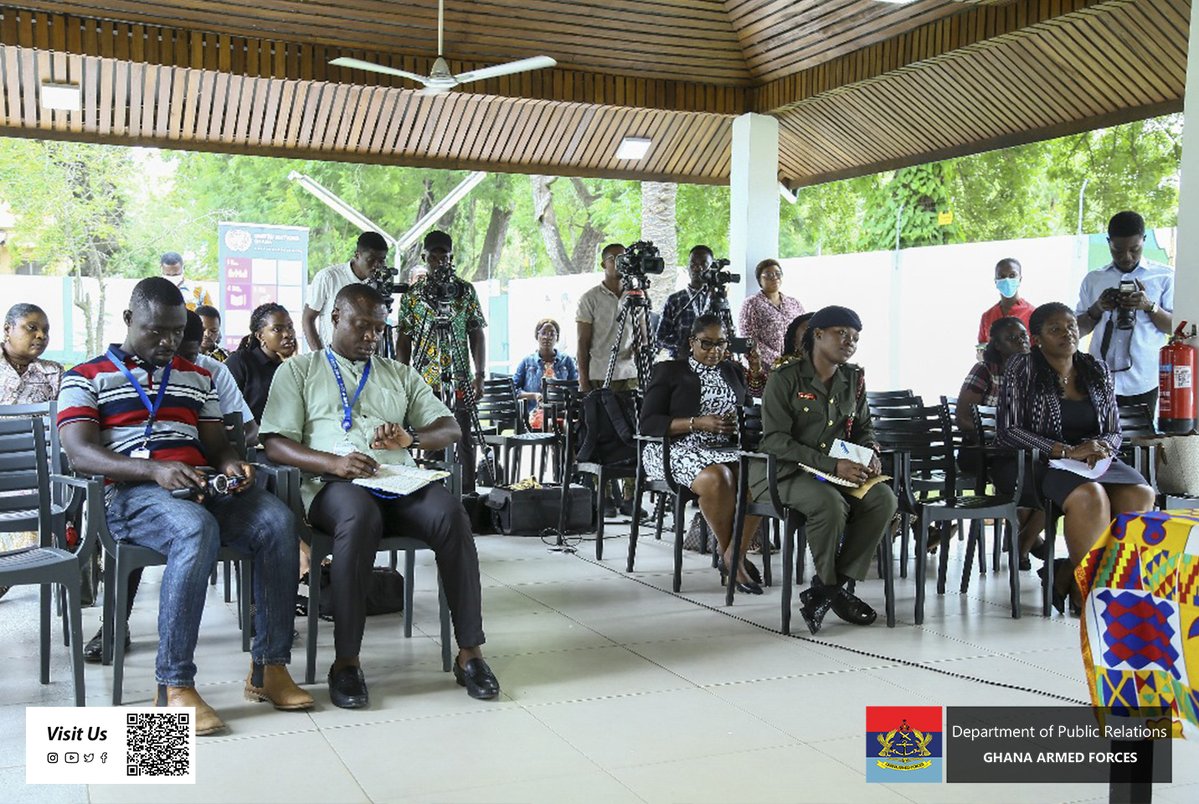 GhArmedForces's tweet image. The United Nations Information Centre, Accra has organised a press briefing to outdoor the 2024 United Nations Military Gender Advocate Award Winner, Squadron Leader (Sqn Ldr) Sharon Mwinsote Syme of the Ghana Armed Forces.

gafonline.mil.gh/publication/ne…