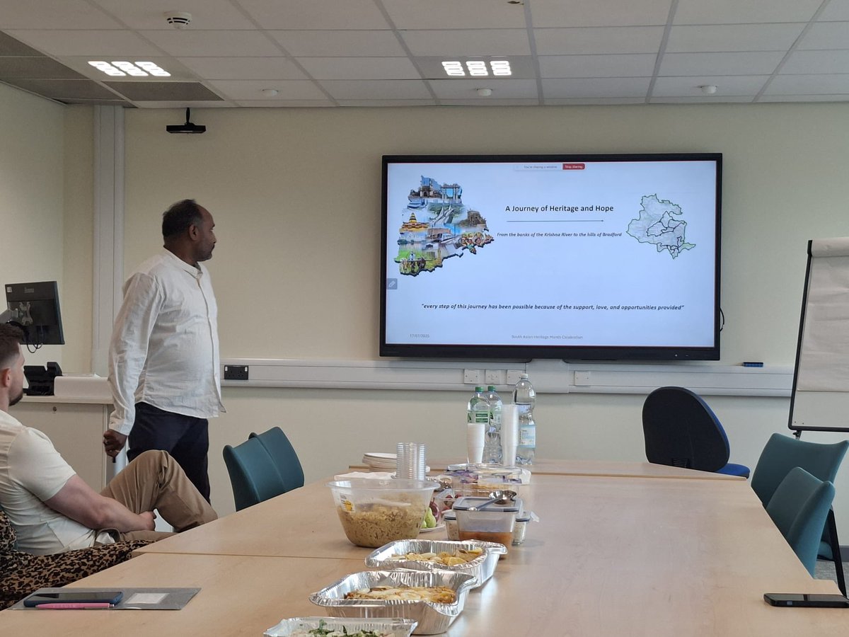 Dr SPentlavalli (@drsree_pvalli) on Twitter photo Glad to share my journey “from the banks of Krishna River to the hills of Bradford” as part of #SouthAsianHeritageMonth, #RootsToRoutes at University of Bradford.
Heritage isn’t just preserved, it’s shared and celebrated 🙏 enjoyed delicious food 😋
Thanks to <a href="/UniofBradford/">University of Bradford</a> Glad to share my journey “from the banks of Krishna River to the hills of Bradford” as part of #SouthAsianHeritageMonth, #RootsToRoutes at University of Bradford.
Heritage isn’t just preserved, it’s shared and celebrated 🙏 enjoyed delicious food 😋
Thanks to <a href="/UniofBradford/">University of Bradford</a>