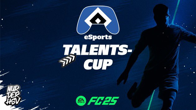 HSV eSports Talents-Cup! 🏆

🎮Du spielst EA FC 25 auf starkem Niveau?
📍Du kommst aus Hamburg &amp; Umgebung? 
👥Du bist zwischen 14-20 Jahre alt?

🗓️Bewerbungsphase: Bis 23. Juli, 18.00 Uhr.

Bewirb dich jetzt!
👉🏻 hsv.link/Talents-Cup

#HSVeSports #nurderHSV