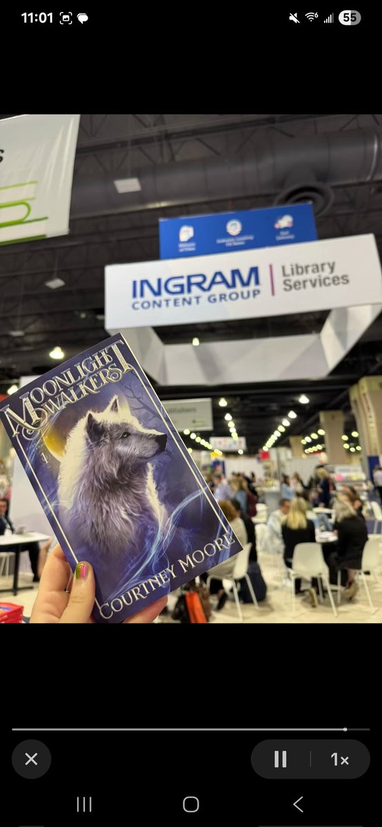 Such an honor that my book, Moonlight Walkers, was featured at the #ALAAC25 earlier this month. I hope you had a chance to stop by the  IngramSpark booth to take a look! 
#books #booktok #booksofx #bookseries #ALA