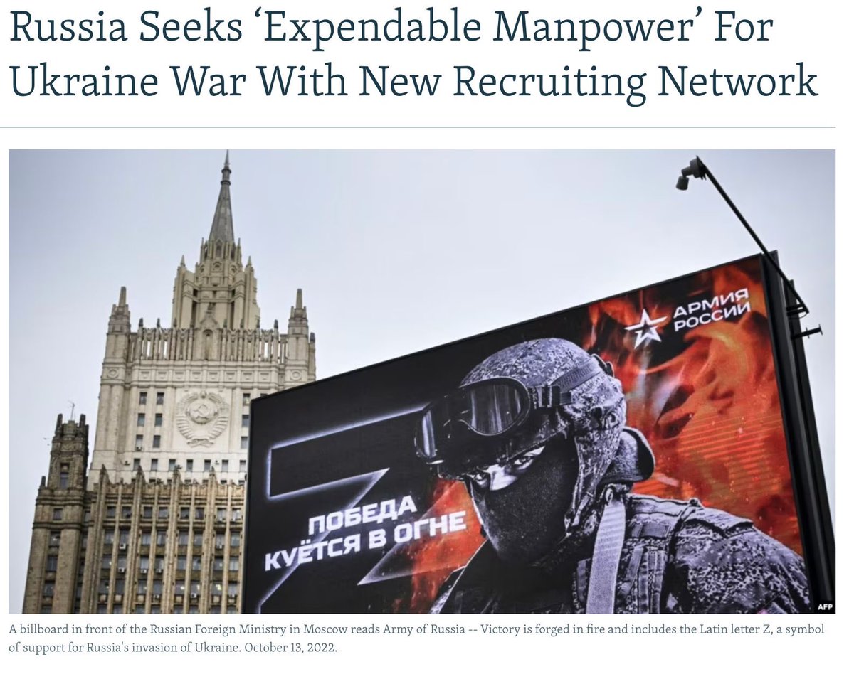 2️⃣ Easy career opportunities

Russia needs lots of new soldiers: they’re hiring! 

And since there aren’t many Russians left who want to ‘serve’, it opens up great opportunities for a lightning career in the Russian army. euronews.com/2025/07/08/in-…