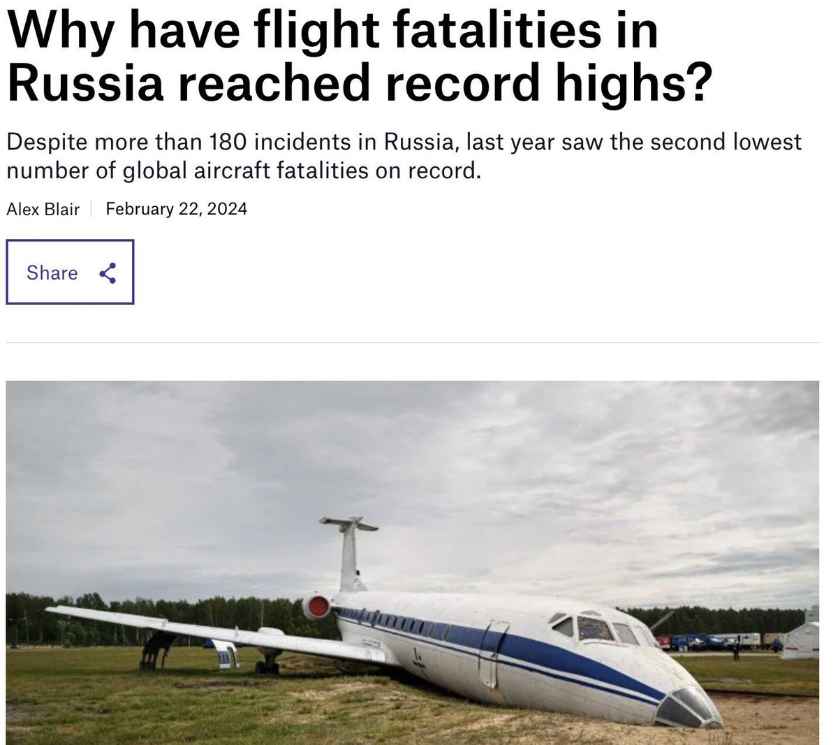 ✈️ What are you waiting for? 

A great way to enjoy Russia even sooner is flying a Russian airline. They’re running out of spare parts, so there’s always a chance for a ‘special aviation operation’ somewhere along your flight path. You’ll see even more of the country!