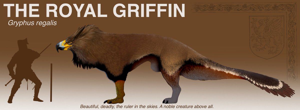 The Royal Griffin, Gryphus regalis. 
Commission for William Brand.