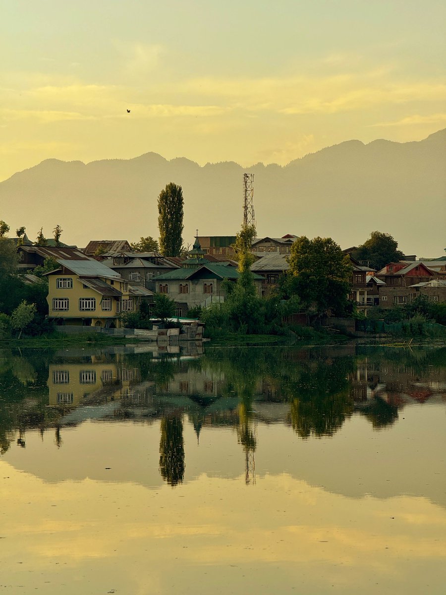 basiitzargar's tweet image. The beauty of Khushal Sar Lake in Srinagar